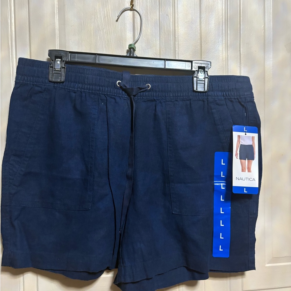 Brand New Nautica Women's Pull On Short - Large - Picture 3 of 5